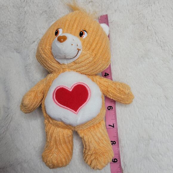 VTG 2003 Care Bears Tender Heart Chenille Plush Bear 9" by TCFC, Play Along Ltd - Picture 2 of 12